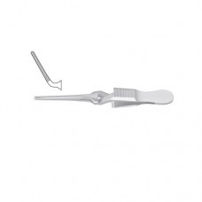 Diethrich Bulldog Clamp Angled Stainless Steel, 45 mm Jaw Length 12 mm 